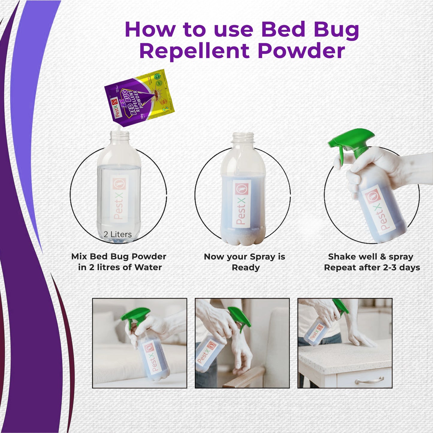 Bed Bug Repellent Powder
